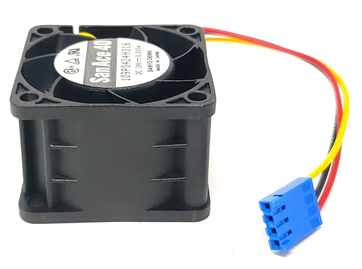 SanAce40 109P0424H316 - 40x40x28mm DC24V 0.095A 4-Pin Blue Connector Fan for 6FC5247-0AA06-0AA0