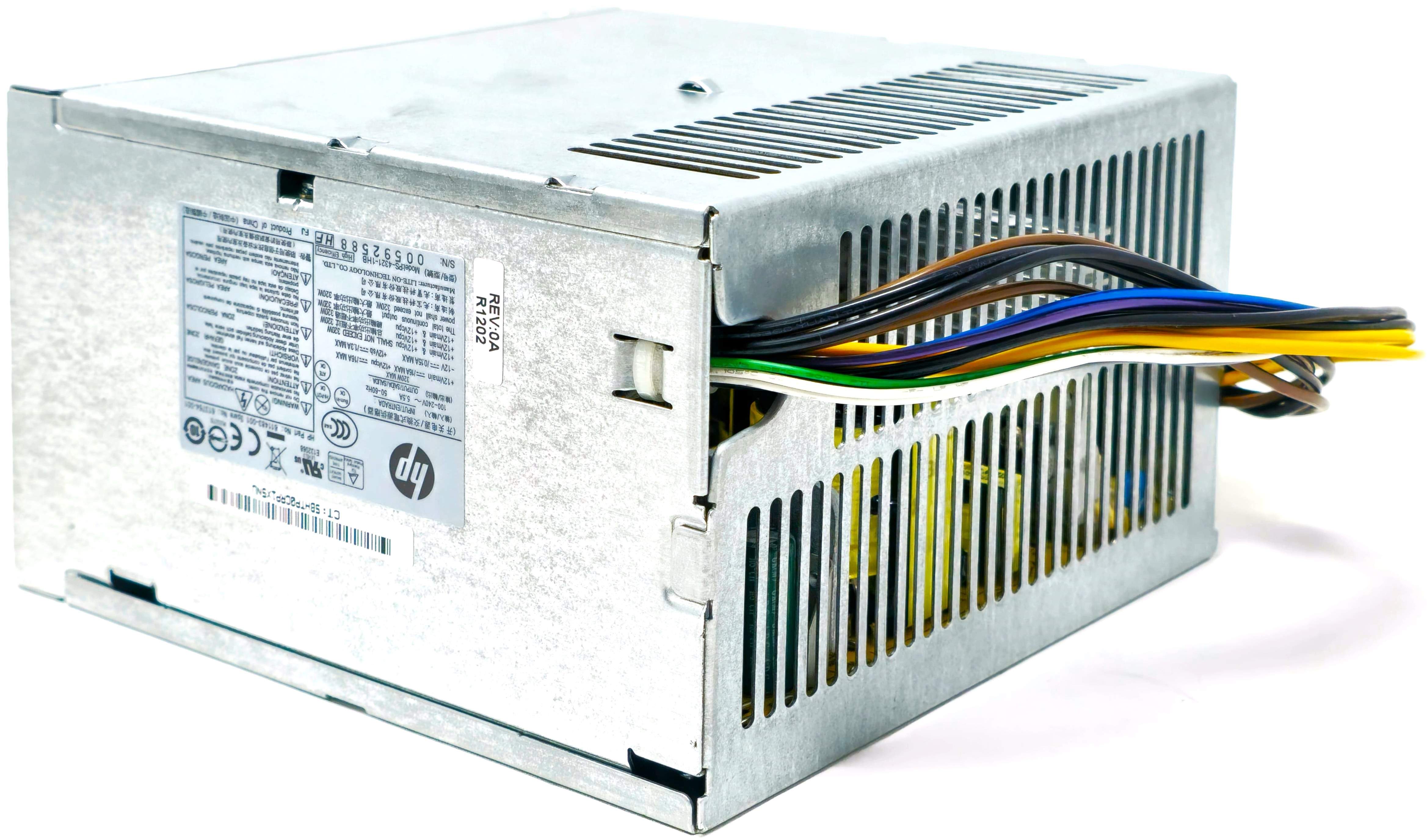 HP 707906-001 - 320W Power Supply for HP Pro 6000 6200 6300 Elite 8000 8100 8200 8300