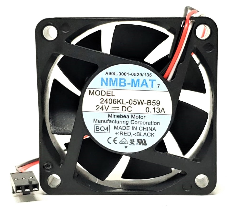 A90L-0001-0529 - 60x60x15mm DC24V 3-Pin Connector Fan for Fanuc A90L-0001-0529