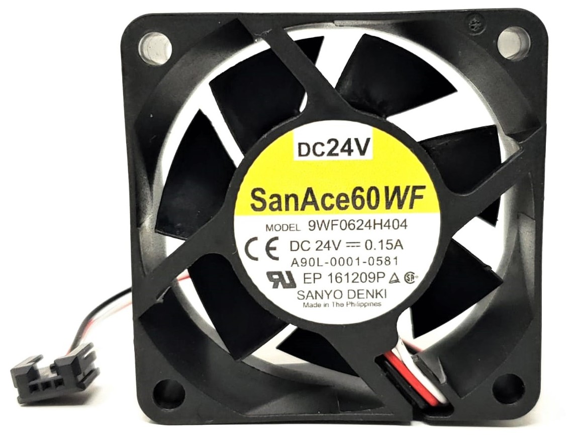 A90L-0001-0581 / 9WF0624H404 / 2410VL-S5W-B59 - 60x60x25mm DC24V 3-Pin Connector Fan for Fanuc A90L-0001-0581