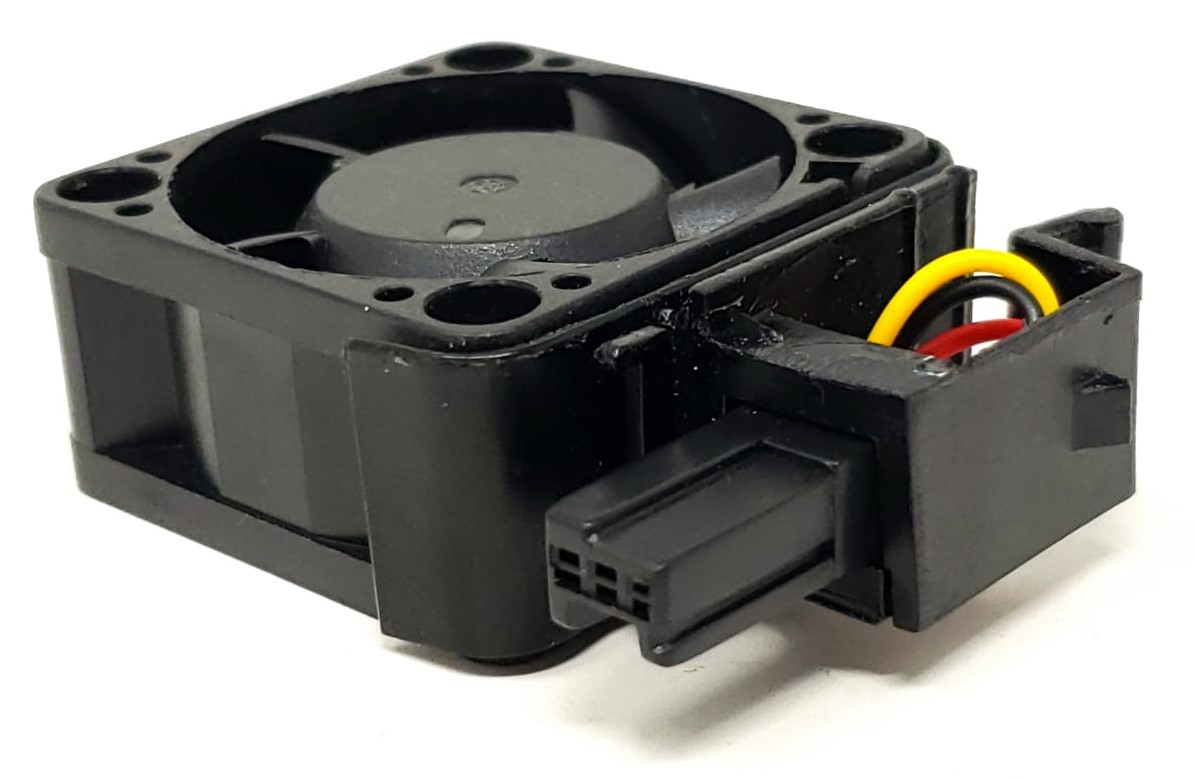 A90L-0001-0551#A - 40x40x20mm DC24V 3-Pin Black Connector Servo Amplifier Fan for Fanuc A90L-0001-0551#A
