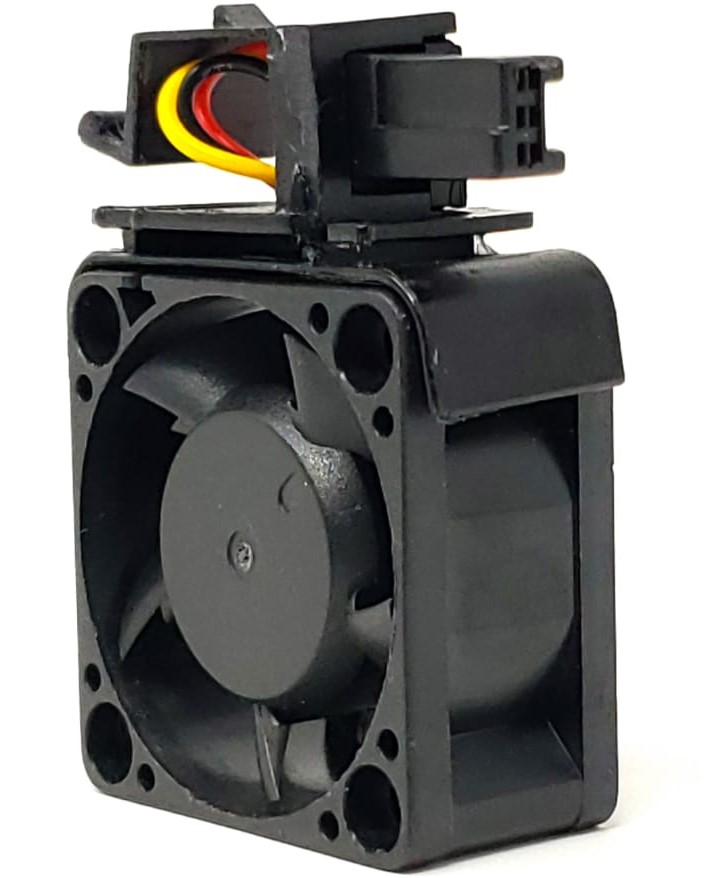 A90L-0001-0551#A - 40x40x20mm DC24V 3-Pin Black Connector Servo Amplifier Fan for Fanuc A90L-0001-0551#A