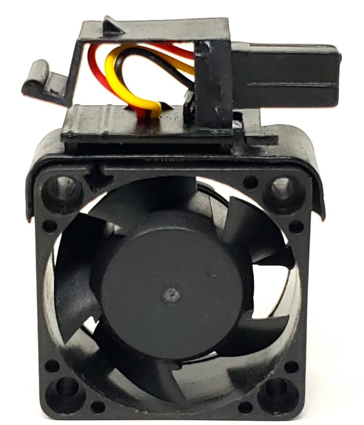 A90L-0001-0551#A - 40x40x20mm DC24V 3-Pin Black Connector Servo Amplifier Fan for Fanuc A90L-0001-0551#A