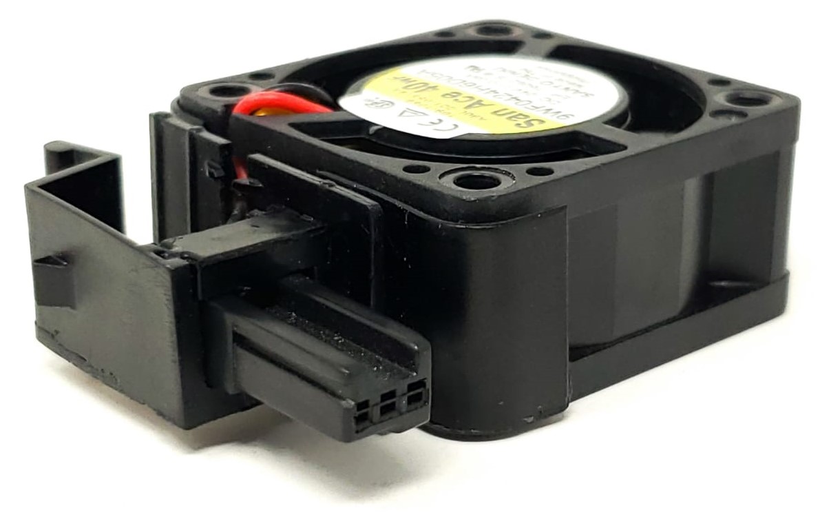 A90L-0001-0551#A - 40x40x20mm DC24V 3-Pin Black Connector Servo Amplifier Fan for Fanuc A90L-0001-0551#A