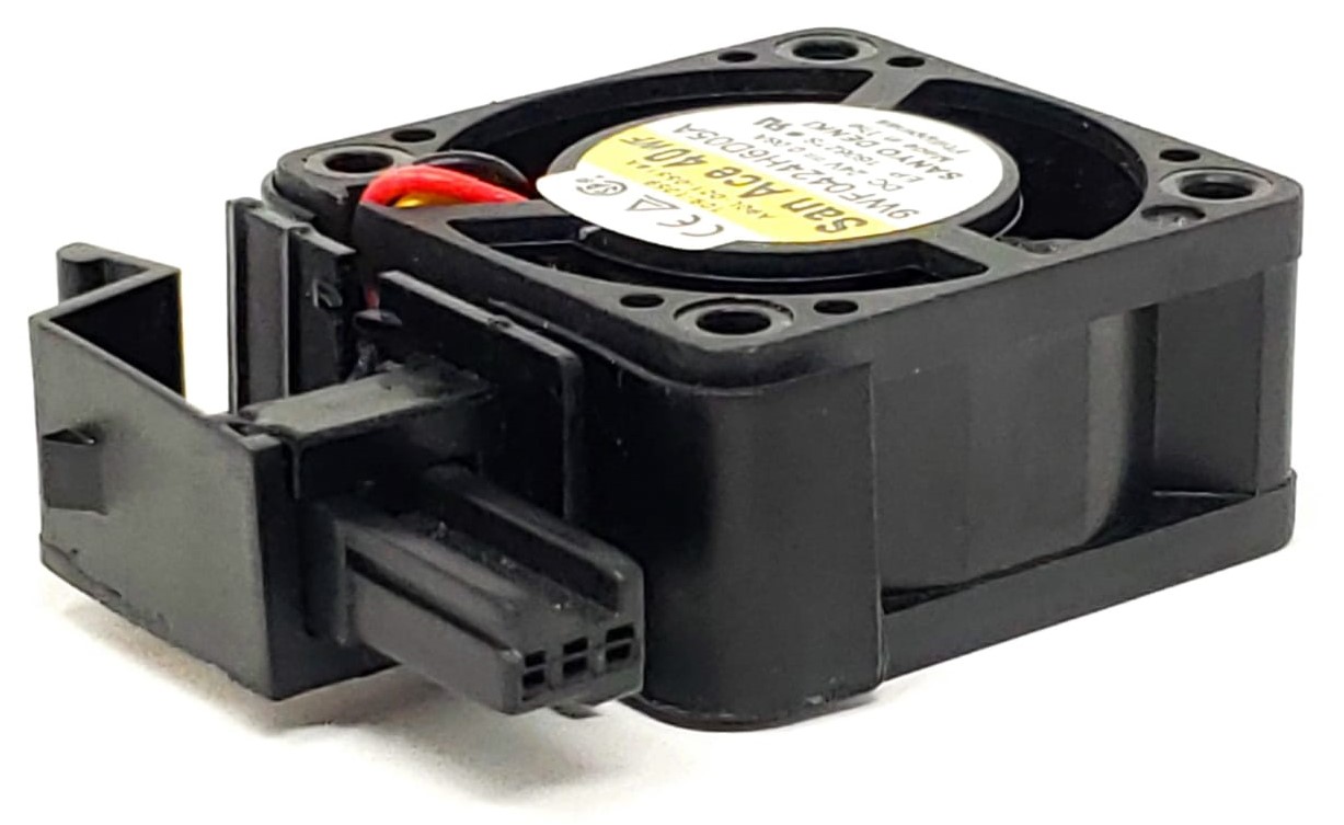 Sanyo SanAce40WF 9WF0424H6D05A - 40x40x20mm DC24V 3-Pin Black Connector Servo Amplifier Fan for Fanuc A90L-0001-0551#A