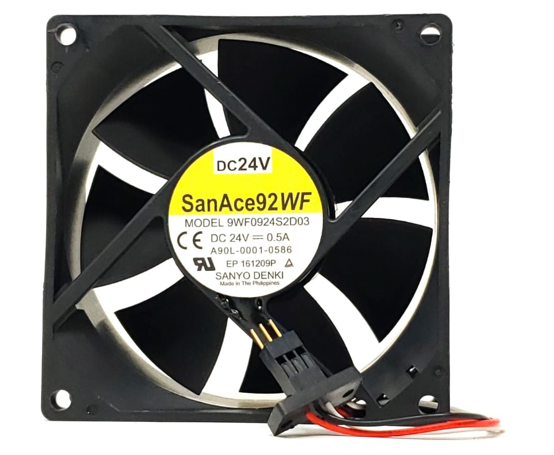 9WF0924S2D03 - 92x92x32mm DC24V 0.5A 3-Pin Connector Fan for Fanuc A90L-0001-0586