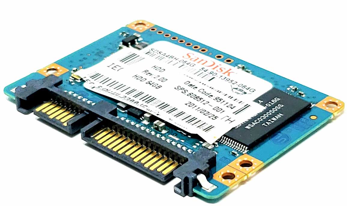 95Y4890 - 64GB Half Slim SATA MO-297 Solid State SSD - CPU