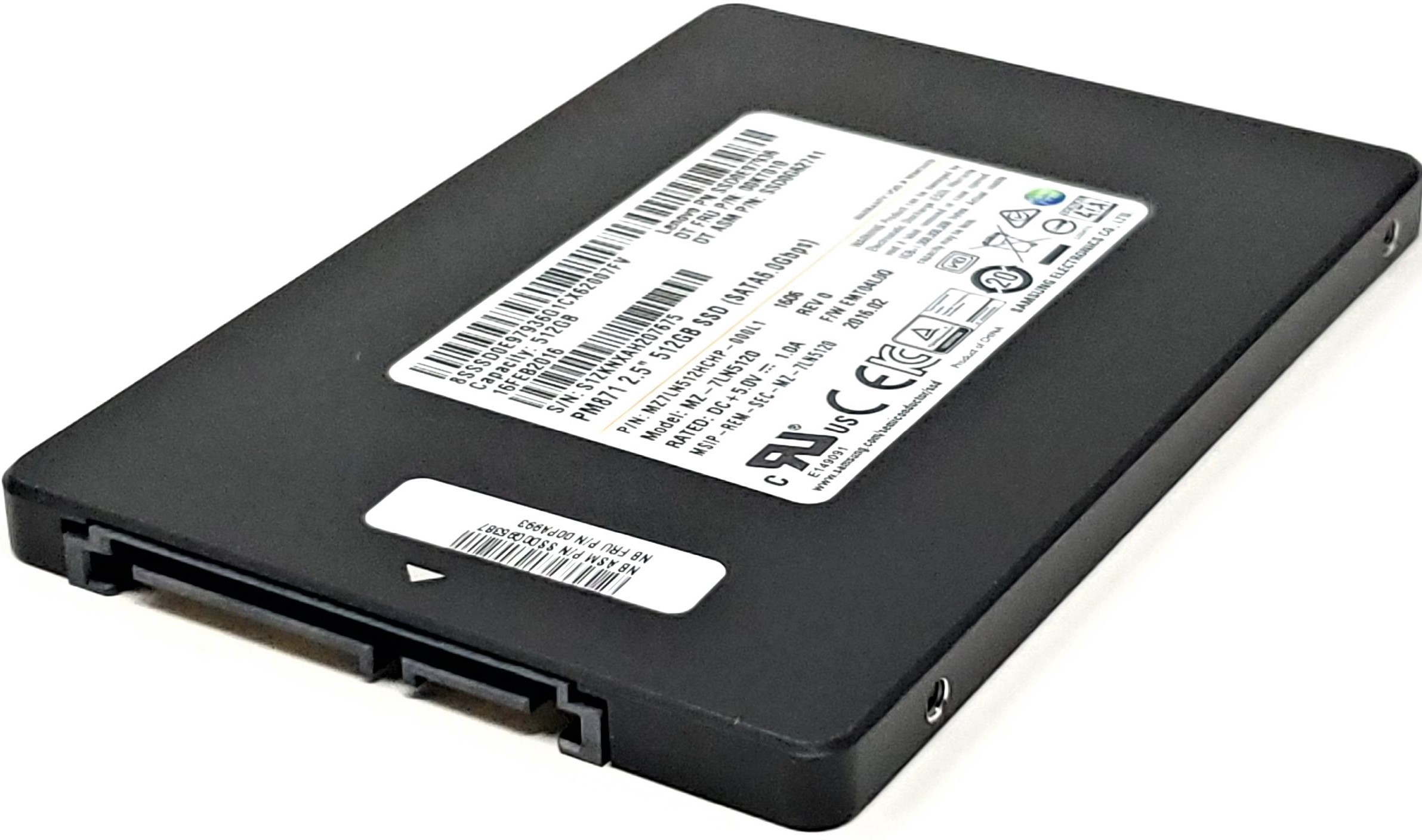 品 サムスン SAMSUNG SSD MZ-7LN5120 SATA6.0 512GB 2.5インチ内蔵SSD