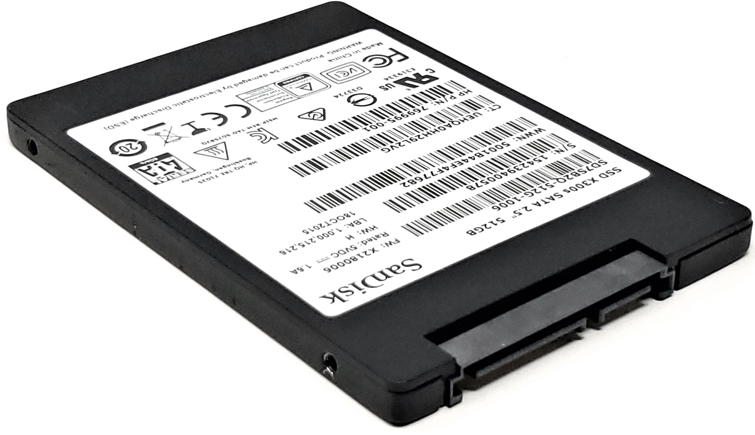 SanDisk SD8TB8U-512G-1001 - 512GB 6Gbps SATA III 7mm 2.5