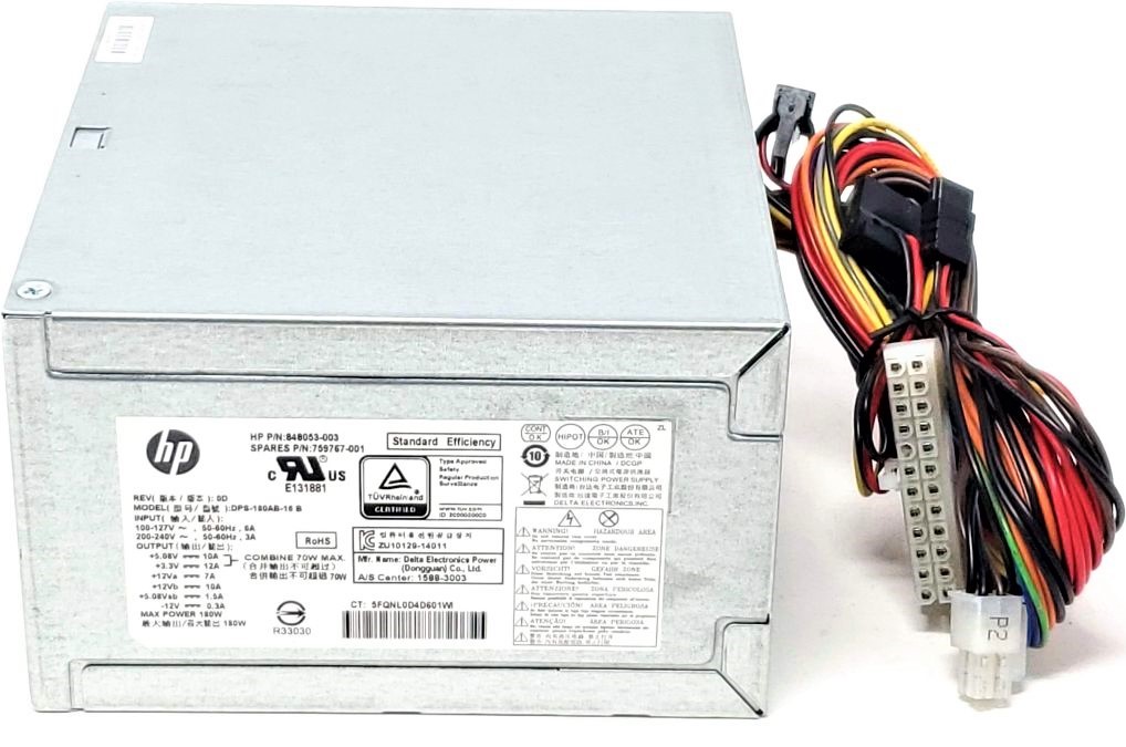 HP 759045-001 - 300W Power Supply for HP Pavilion 510 550 Series Envy 750 Series