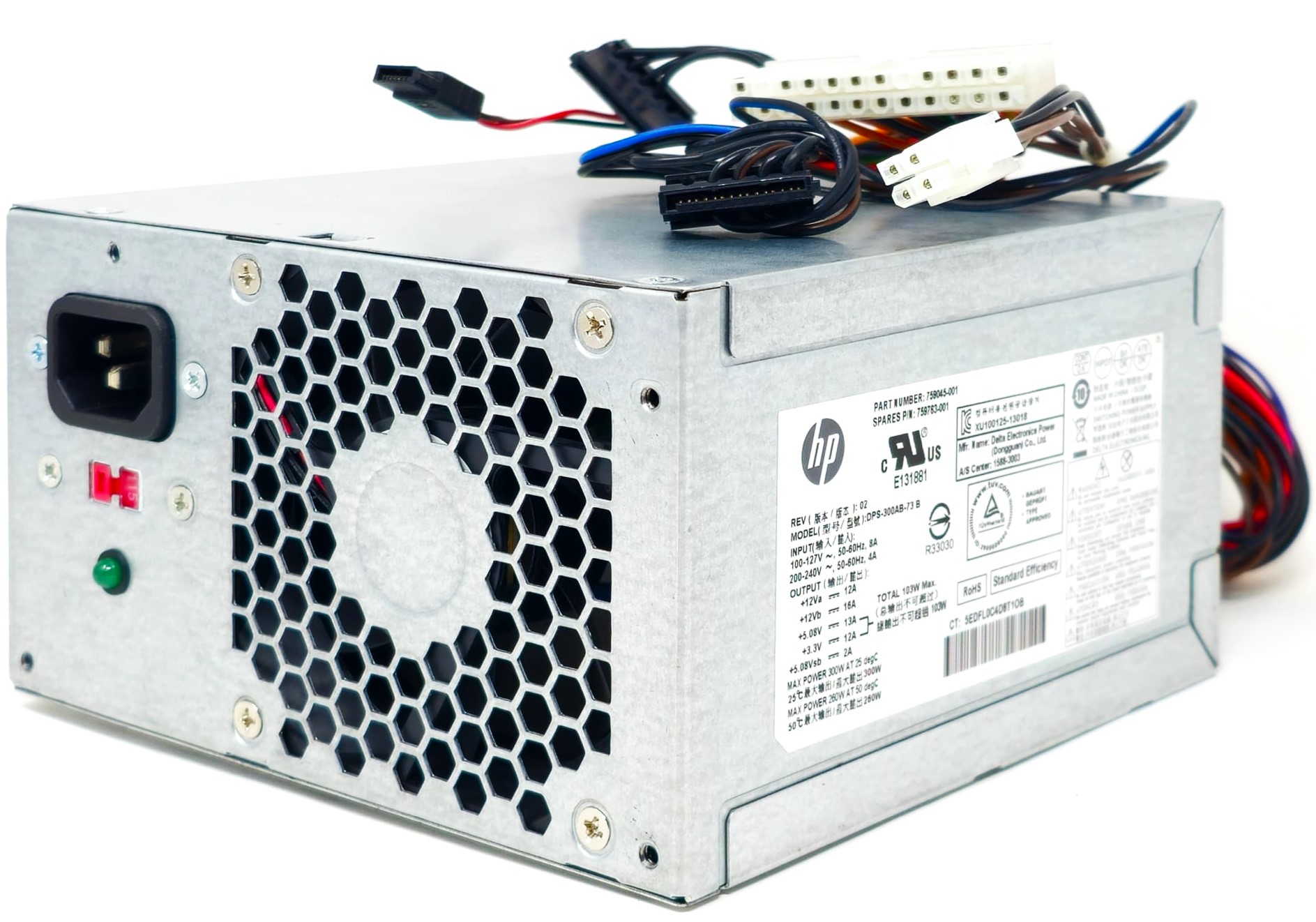 HP 759045-001 - 300W Power Supply for HP Pavilion 510 550 Series Envy 750 Series