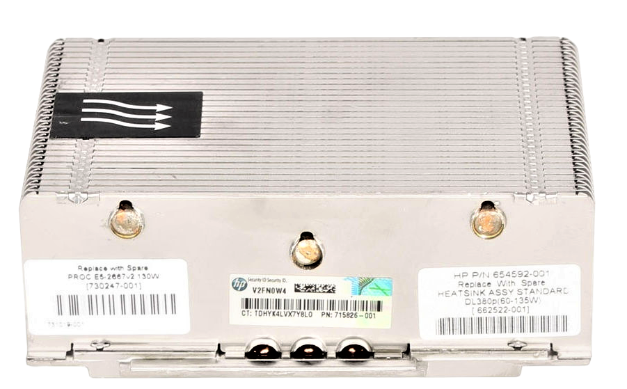 HP 653235-003 - CPU Heatsink for HP ProLiant DL380P G8 DL388P G8 DL560 G8