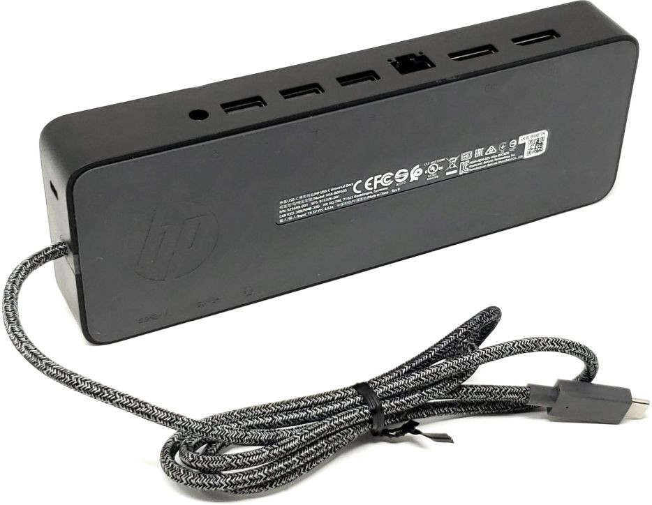 HP 925698-001 - USB-C Universal Dock with 90W AC Adapter HP 925698-001 - USB-C Universal Dock with 90W AC Adapter