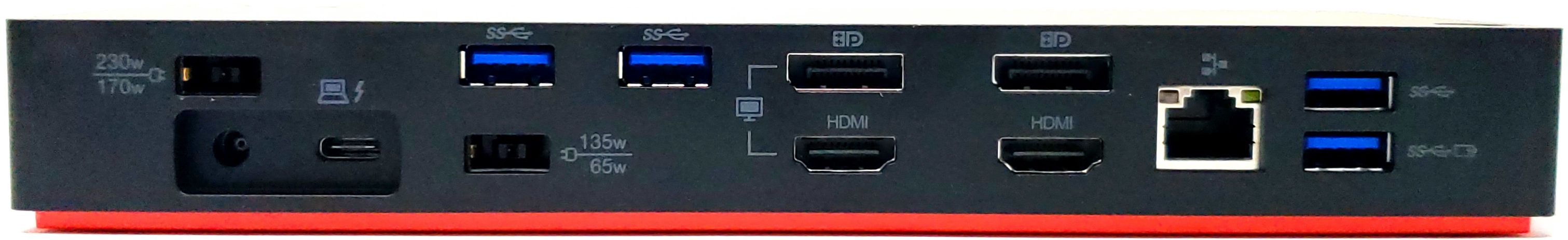 Lenovo 40AN0135US - ThinkPad Thunderbolt  3 Workstation Dock + 135W AC Adapter