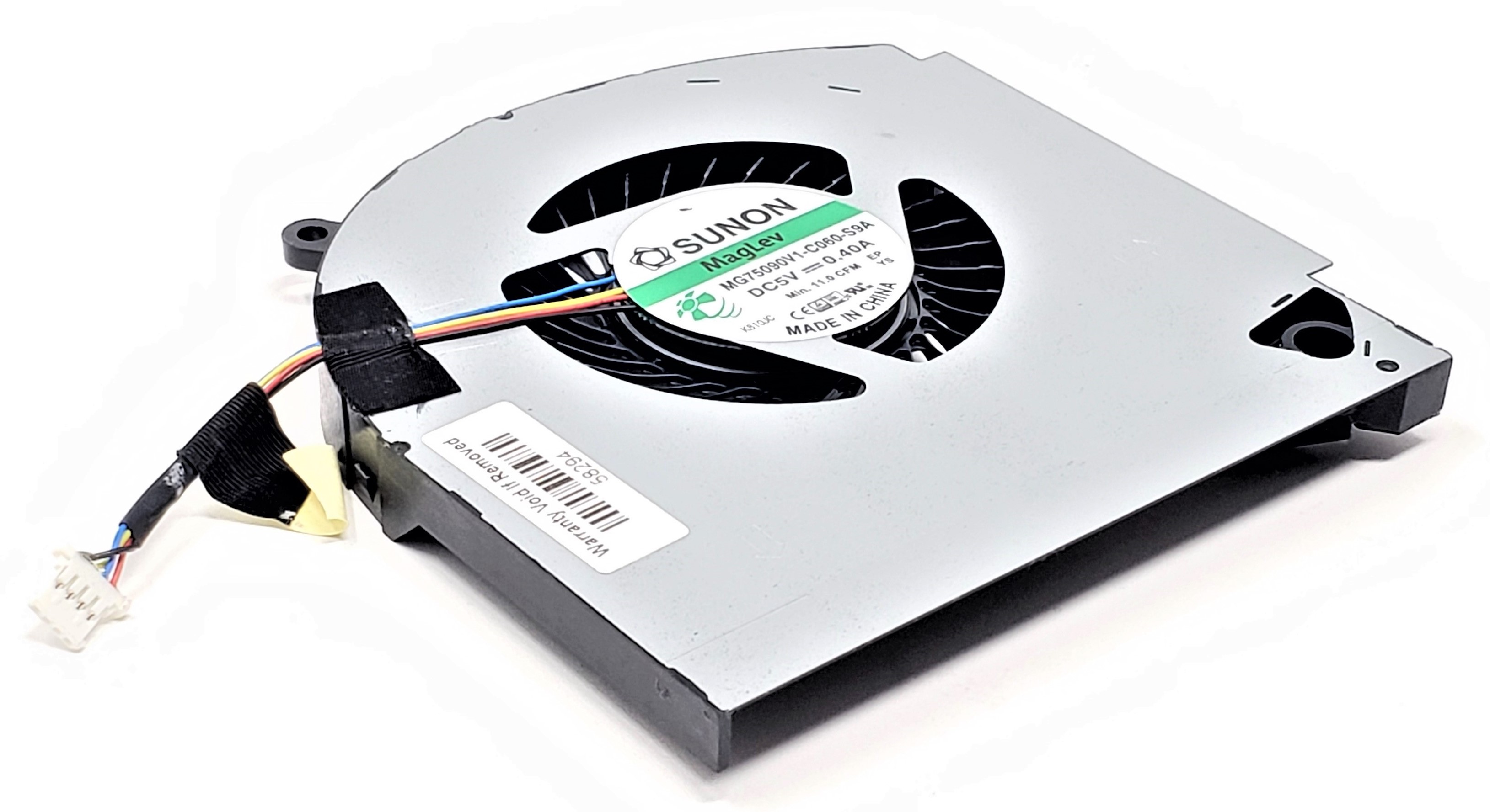 Dell 4RFW1 MG75090V1-C060-S9A - CPU Cooling Fan for Dell Alienware 17 R4 R5 ALW17C P31E - angled