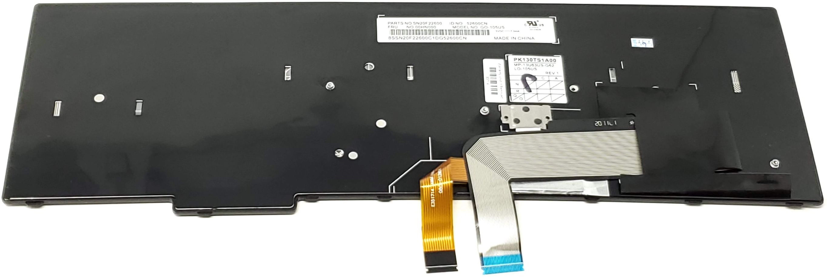 SN20F22474 - Black Keyboard with Pointer for ThinkPad E550 E555 E560 E565