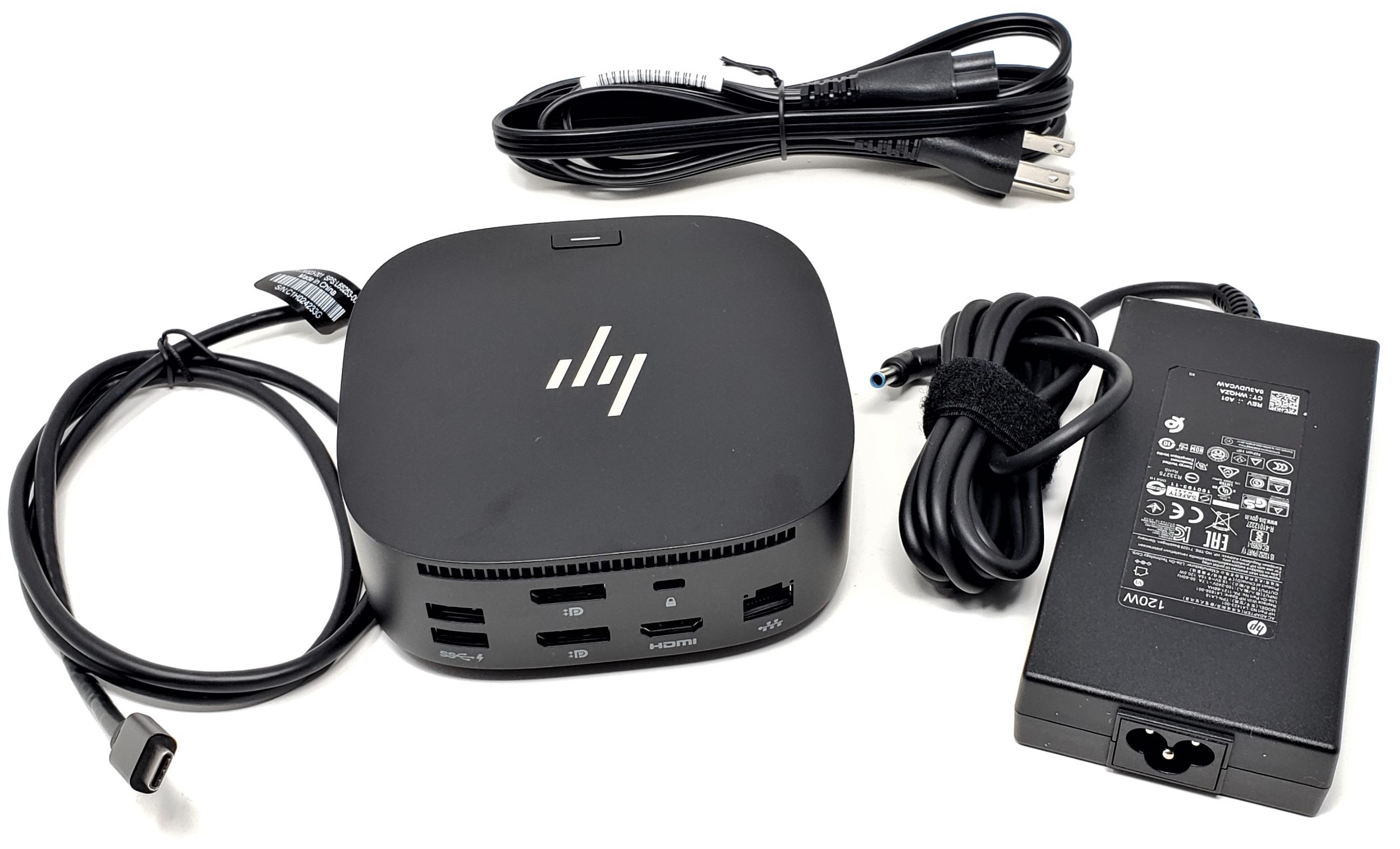 bagage Landbrug hø HP 5TW10UT#ABA - HP USB-C G5 Dock Docking Station Kit with 120W AC Adapter