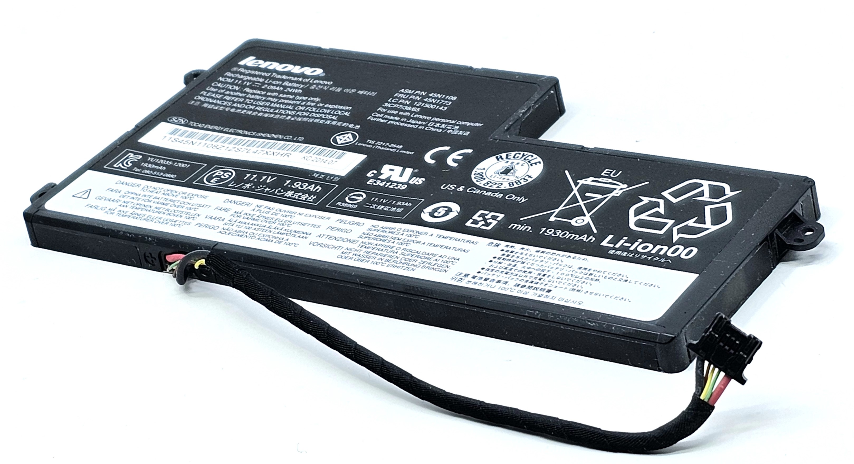 Lenovo 45N1113 - 3-Cell Battery for Lenovo ThinkPad T440S T440 T450 T450s T460 X240 X240S X250 X250S X260 X270