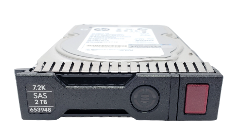 HPE 9ZM275-035 - 2TB 7.2K RPM 6G SAS LFF 3.5" Hard Drive with SC Tray for HPE ProLiant Gen8 G8 Gen9 G9 Servers