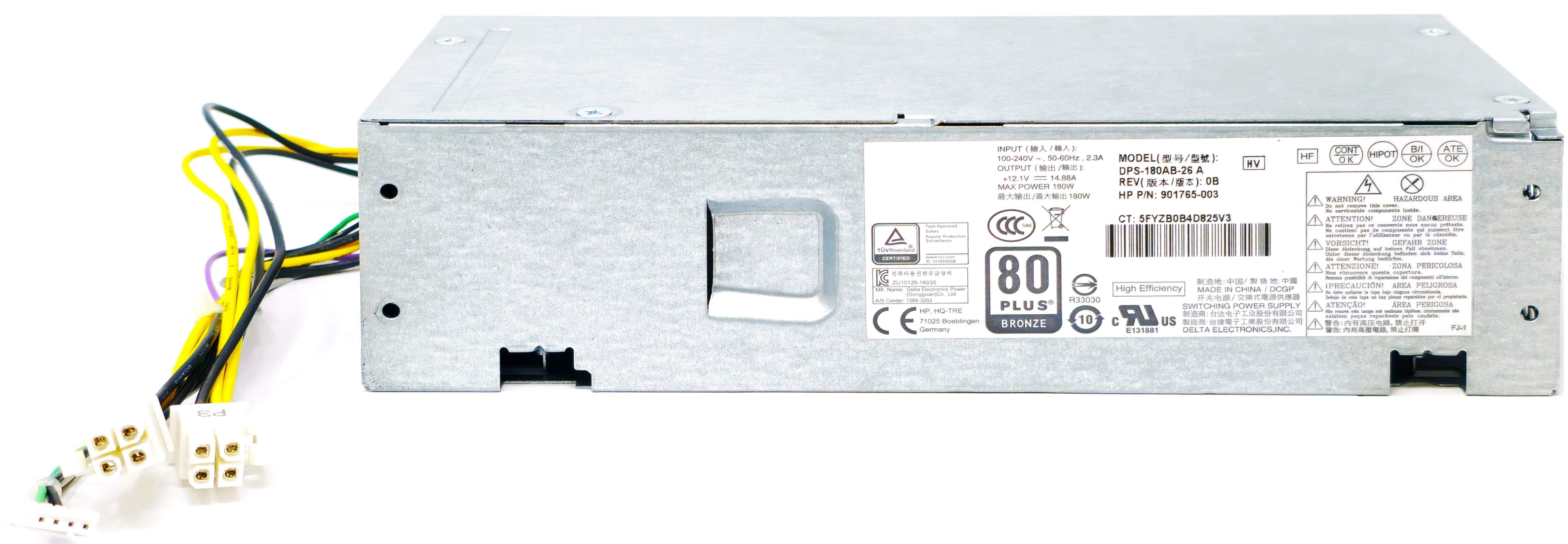 HP 901764-001 - 180W Power Supply For HP ProDesk 600