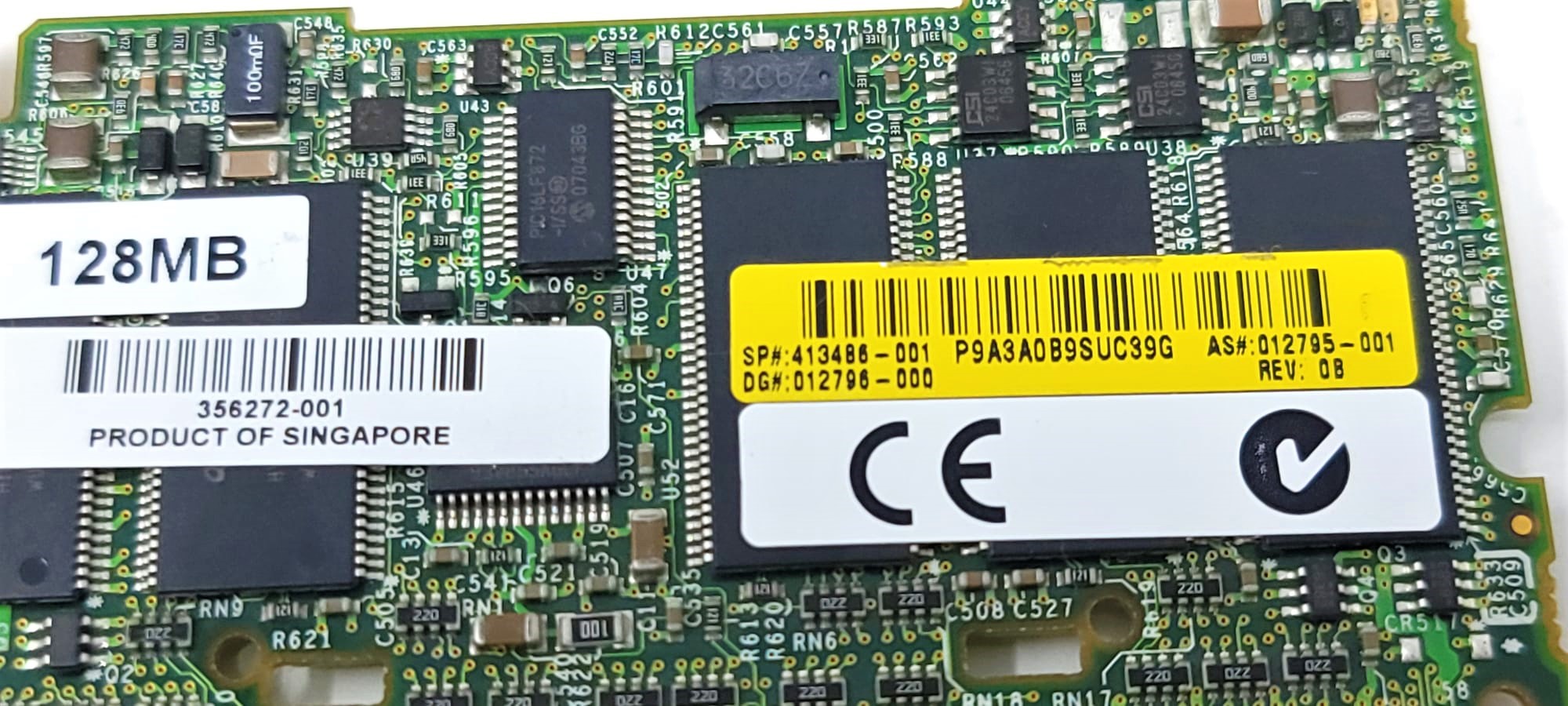 HP 356272-001 - 128MB Battery-Backed write cache (BBWC) Memory Board for Smart Array E200i Controller