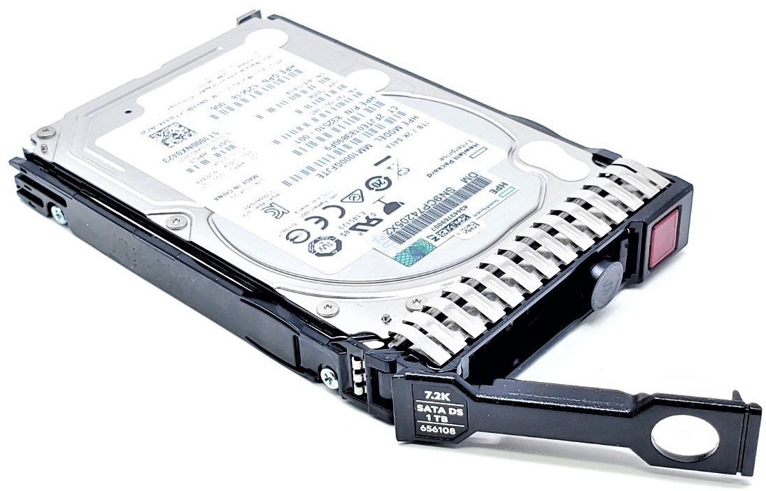 HPE ST1000NX0423 - 1TB 7.2K RPM SATA 15mm 2.5" Hard Drive with SC Tray for Gen 8 Gen 9 G8 G9 HPE ST1000NX0423 - 1TB 7.2K RPM SATA 15mm 2.5" Hard Drive with SC Tray for Gen 8 Gen 9 G8 G9