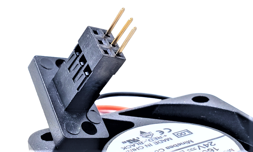 NMB-MAT 1608KL-05W-B69 - 24V 0.13A 40x40x20mm 3-Pin Male Connector Cooling Fan 