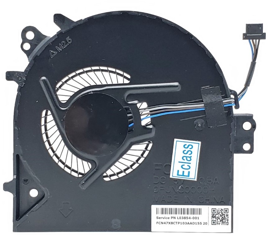 Ventilateur De Refroidissement Pour Ordinateur Portable HP ProBook 470 G8 / 470 G9 - Remplacement Silencieux Et Performant - Connecteur 4 Broches
