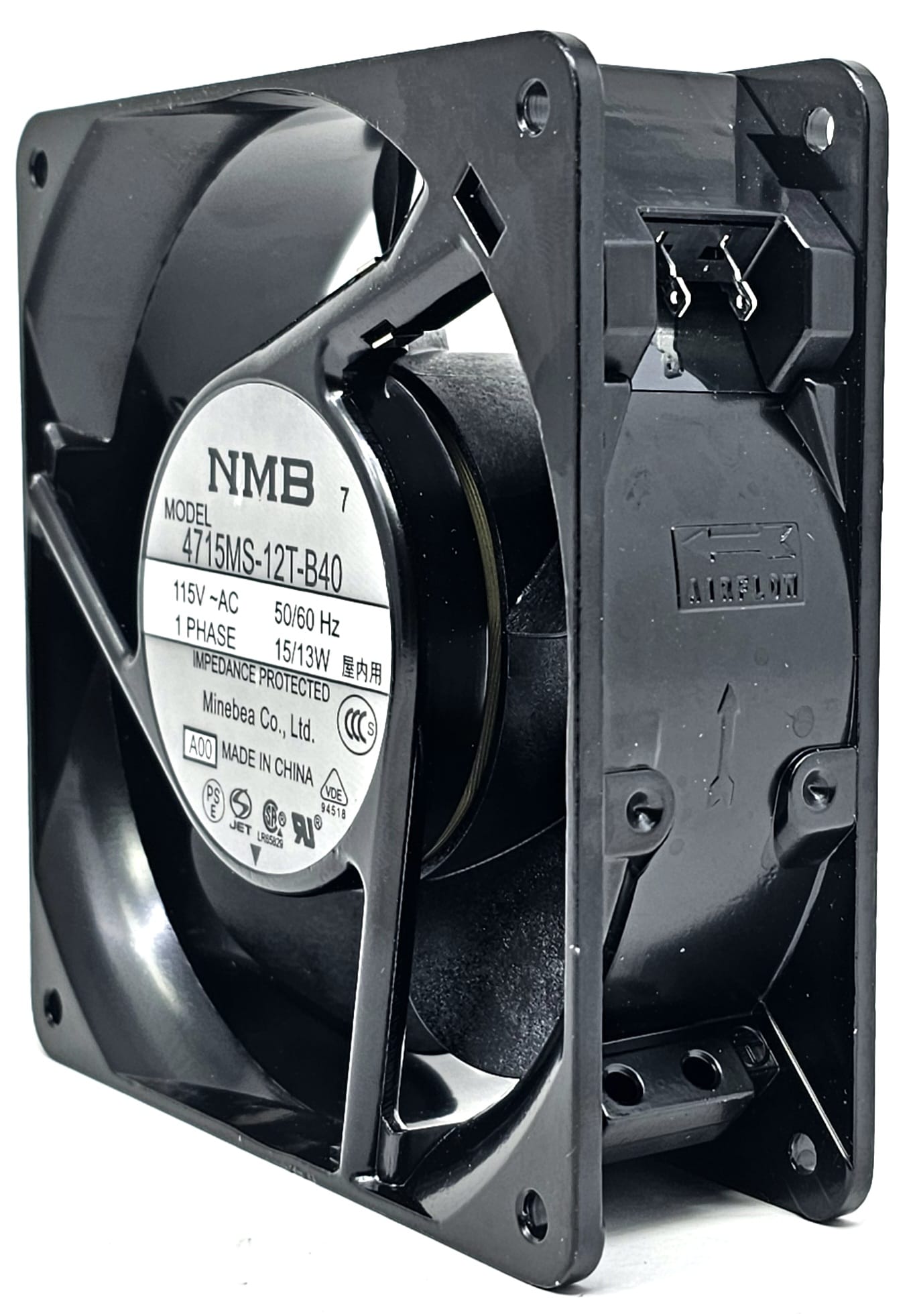 NMB 4715MS-12T-B40 - 120x120x38mm 115VAC 50/60Hz 13W Cooling Fan