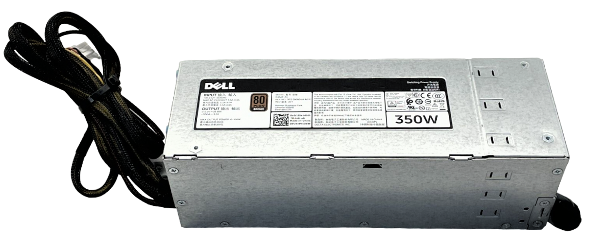 V13CW - 350W Power Supply 80 Plus Bronze for PowerEdge T330 T340 V13CW - 350W Power Supply 80 Plus Bronze for PowerEdge T330 T340