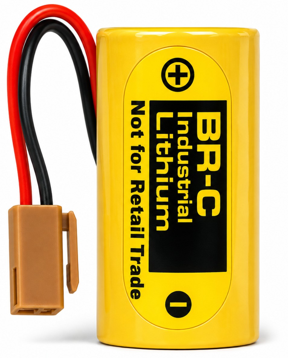 Panasonic BR-CCF1TH - BR-C 3V 5000mAh Lithium Battery with Plug for Fanuc A98L-0031-0007