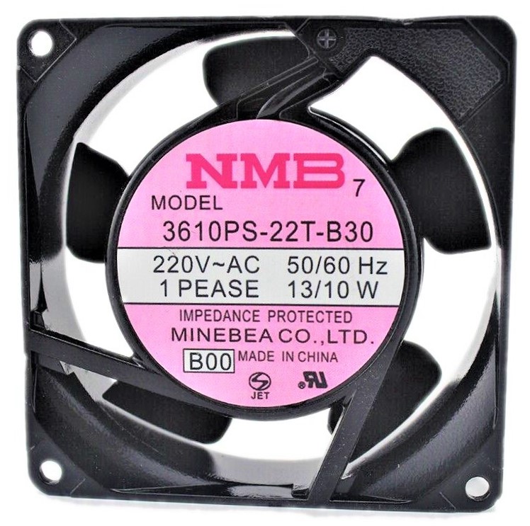 3610PS-22T-B30 - 92x92x28mm 220VAC 50/60Hz 13/10W Servo Amplifier Fan for Fanuc A90L-0001-0349