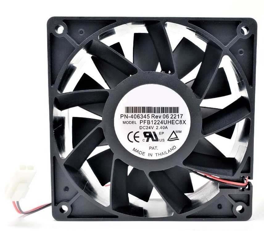 PN-406345 - 120x120x38mm DC24V 2.40A 2-Pin Connector Large Air Volume Inverter Cooling Fan PN-406345 - 120x120x38mm DC24V 2.40A 2-Pin Connector Large Air Volume Inverter Cooling Fan
