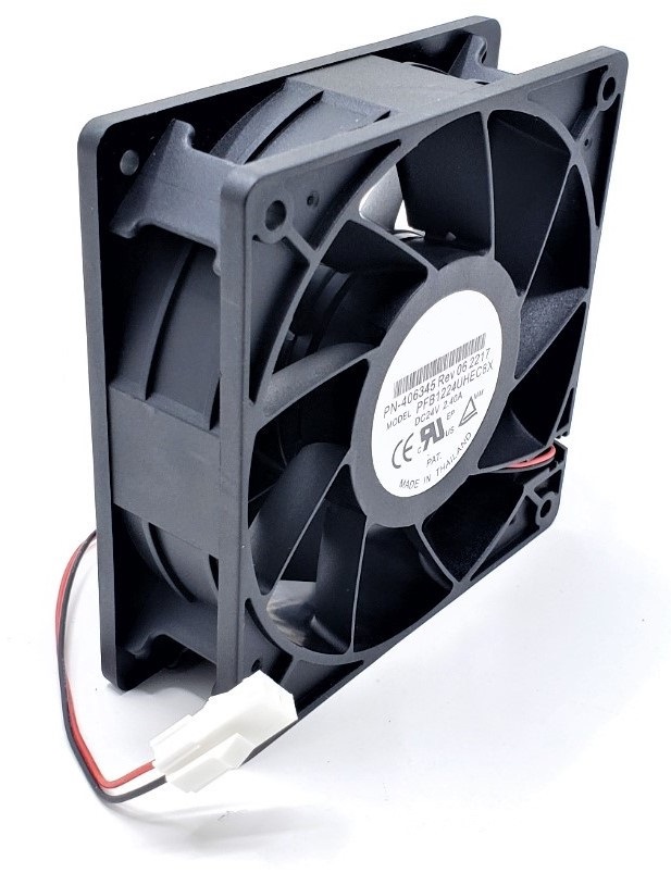 PN-406345 - 120x120x38mm DC24V 2.40A 2-Pin Connector Large Air Volume Inverter Cooling Fan PN-406345 - 120x120x38mm DC24V 2.40A 2-Pin Connector Large Air Volume Inverter Cooling Fan