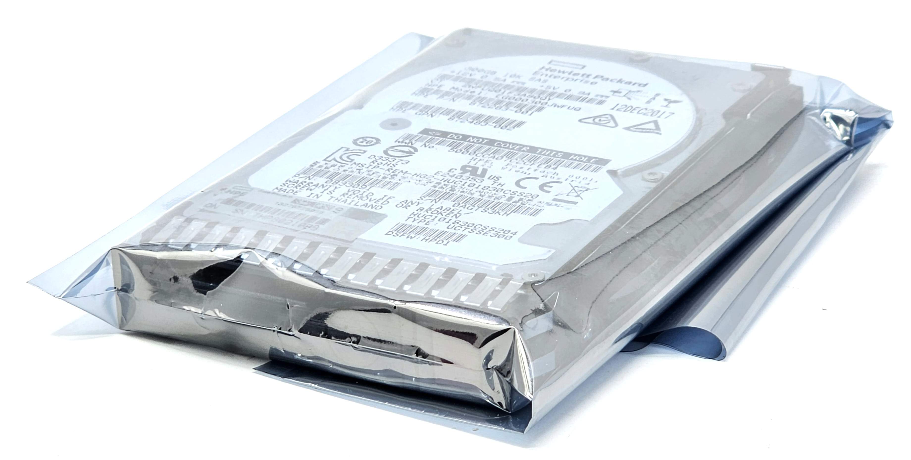 HPE 872475-B21 - 300GB 10K 12Gb/s SAS Enterprise SC DS SFF 2.5" Hard Drive with Tray for HPE ProLiant DL160 DL180 DL360 DL380 DL580 ML350 BL460C Gen9 G9 Gen10 G10 Servers