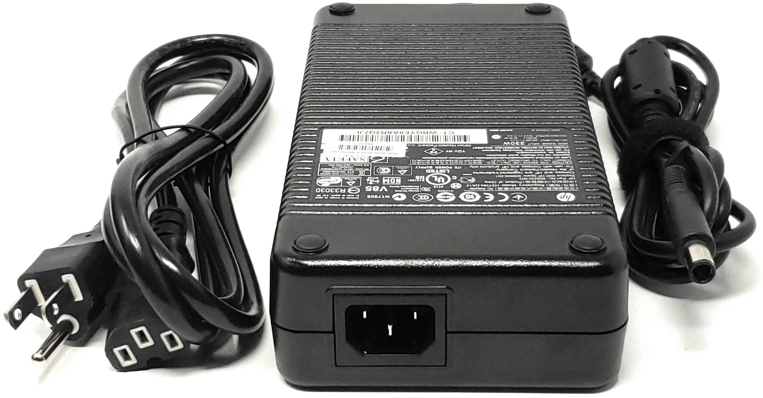 HP 535592-001 - 230W 19.5V 11.8A 5mm Tip AC Adapter Charger for HP Elitebook Touchsmart Zbook Series HP 535592-001 - 230W 19.5V 11.8A 5mm Tip AC Adapter Charger for HP Elitebook Touchsmart Zbook Series