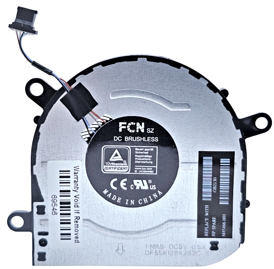 HP M45466-001 - GPU Fan for HP Envy x360 15-EU 15M-EU 15-ES 15M-ES 15-EU0043DX 15-ES1005TX 15M-EU0013DX HP M45466-001 - GPU Fan for HP Envy x360 15-EU 15M-EU 15-ES 15M-ES 15-EU0043DX 15-ES1005TX 15M-EU0013DX