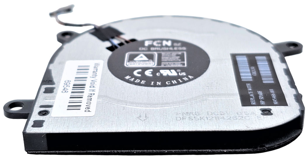 HP DFS5K12114262C - GPU Fan for HP Envy x360 15-EU 15M-EU 15-ES 15M-ES 15-EU0043DX 15-ES1005TX 15M-EU0013DX HP DFS5K12114262C - GPU Fan for HP Envy x360 15-EU 15M-EU 15-ES 15M-ES 15-EU0043DX 15-ES1005TX 15M-EU0013DX