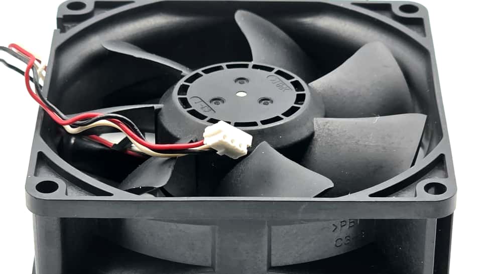 NMB 08025SS-24N-AL -  80x80x25mm 8025 DC24V 0.12A 3-Wire 3-Pin Connector Silent Inverter Cooling Fan