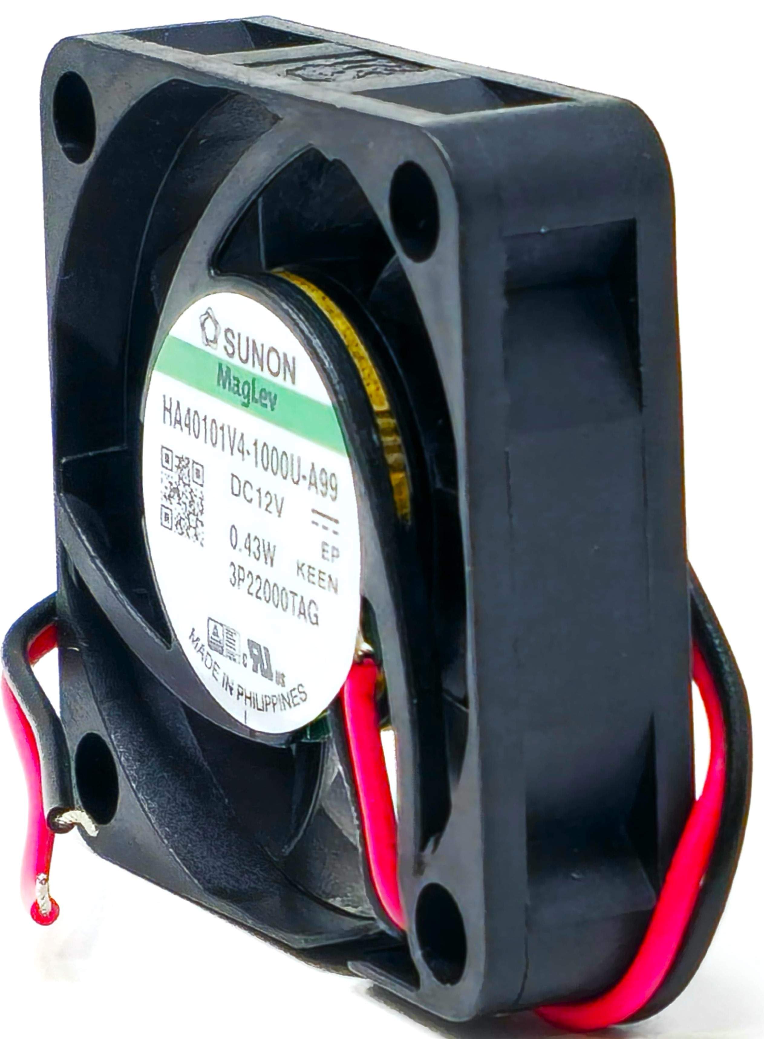 Sunon HA40101V4-1000U-A99 - 40x40x10mm DC12V 0.43W 2-Lead Wires Brushless DC Axial Super-Silence Cooling Fan