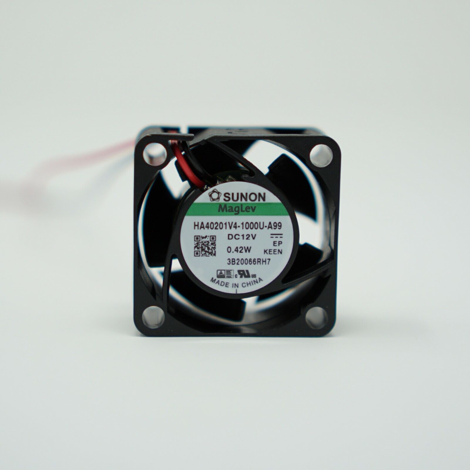 HA40201V4 - 40x40x20mm DC12V 0.42W 2-Wire Lead Super-Silence Cooling Fan