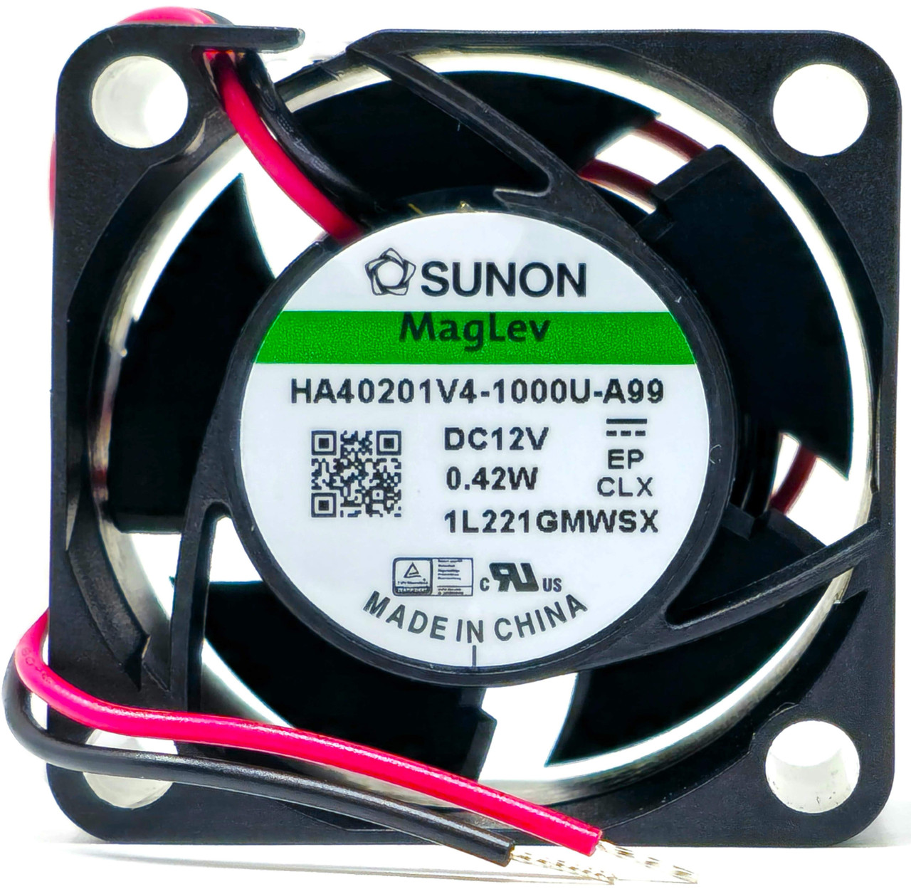 HA40201V4 - 40x40x20mm DC12V 0.42W 2-Wire Lead Super-Silence Cooling Fan