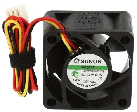 HA40201V4-0000-C99 - 40x40x20mm DC12V 0.6W 3-Pin Connector Super-Silence Cooling Fan