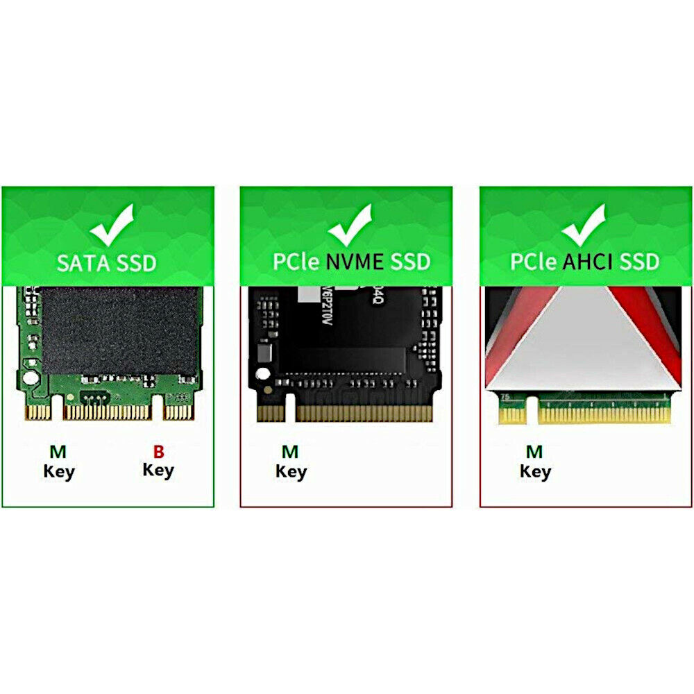 M.2 NGFF SSD M Key NVME PCIe 3.0 x4 Card Adapter