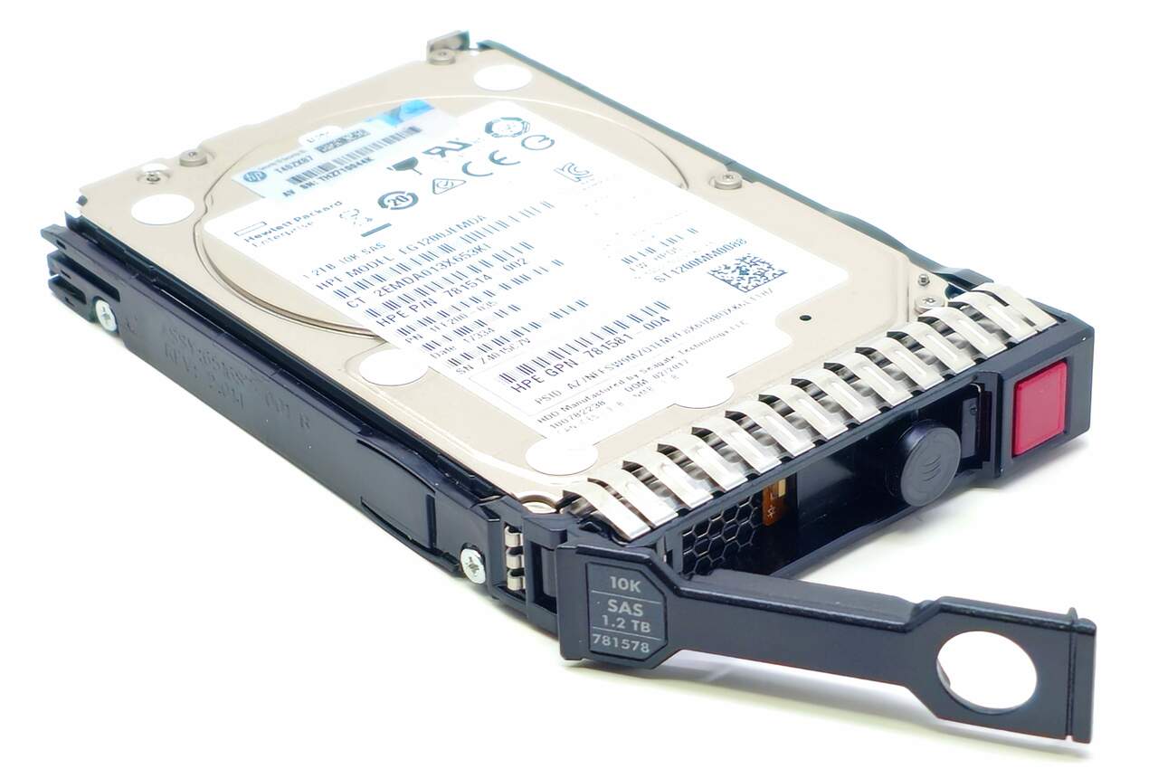 HP  EG001200JWFUT - 1.2TB 10K RPM 12Gbps SAS 2.5" SC DS Hard Drive for ProLiant G9 G10