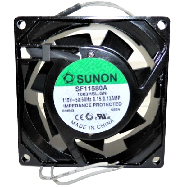 SF11580A - 80x38mm 115V 50/60Hz 0.15/0.13A Bare Wires Cooling Fan