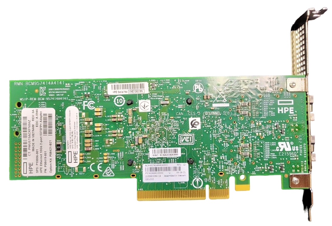 HPE P08419-001 - ETHERNET 10GB 2-PORT SFP+ BCM57414 ADAPTER
