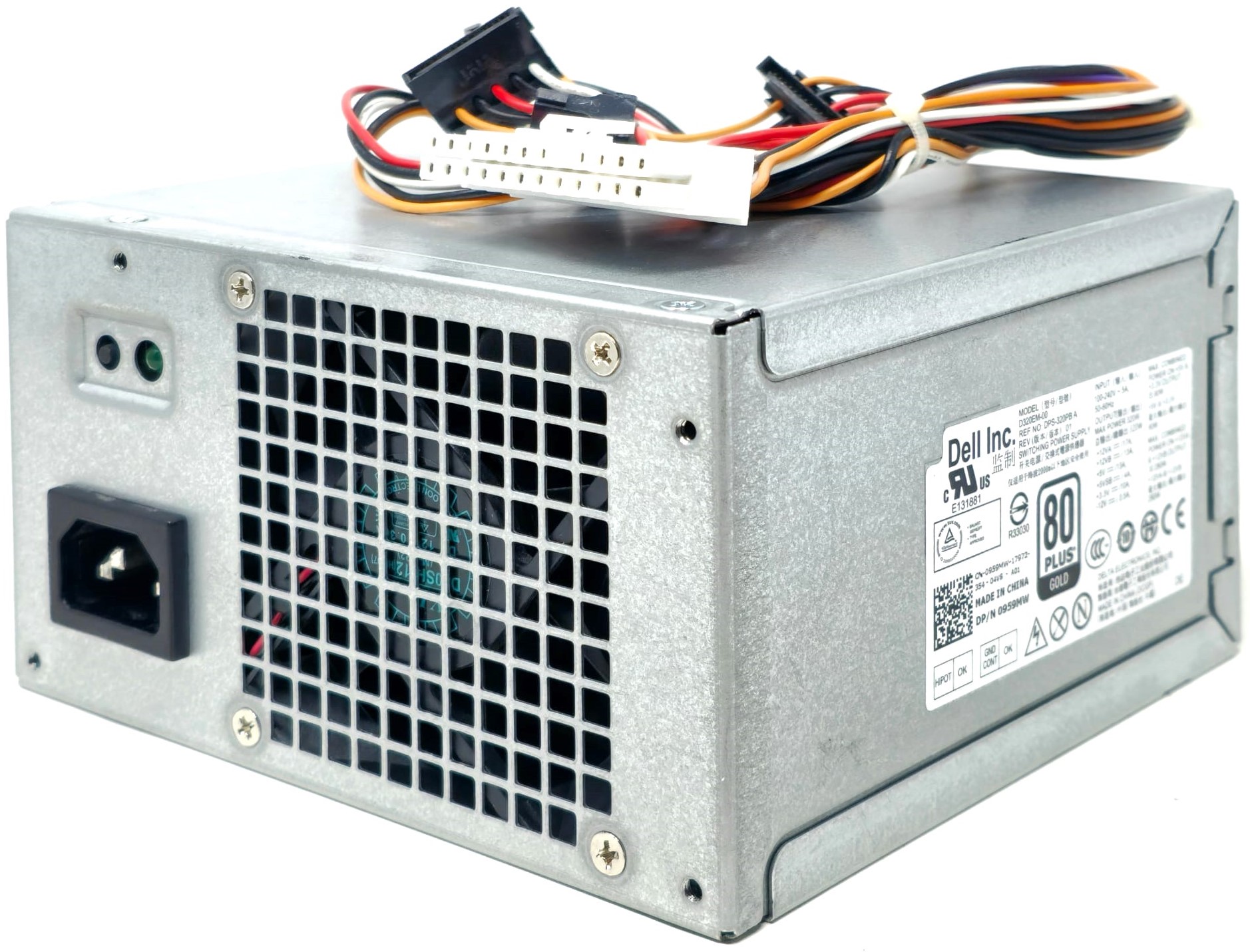 D320EM-00 - 320W Power Supply for Precision T1600 T1650 D320EM-00 - 320W Power Supply for Precision T1600 T1650