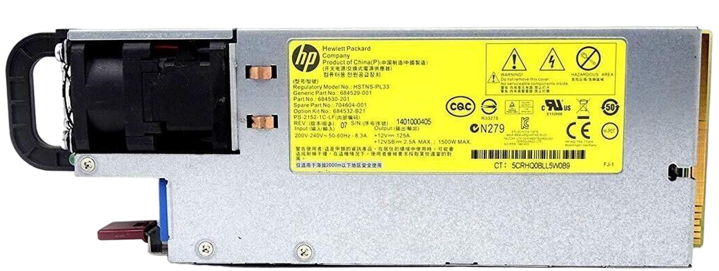 HP HSTNS-PL33 - 1500W 240V CS Platinum Plus Hot Plug Power Supply