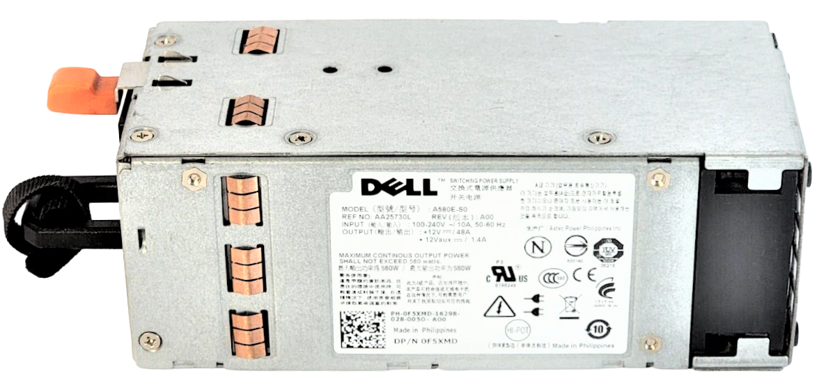 DPS-580AB A - 580W Hot Plug Power Supply for PowerEdge T410 DPS-580AB A - 580W Hot Plug Power Supply for PowerEdge T410